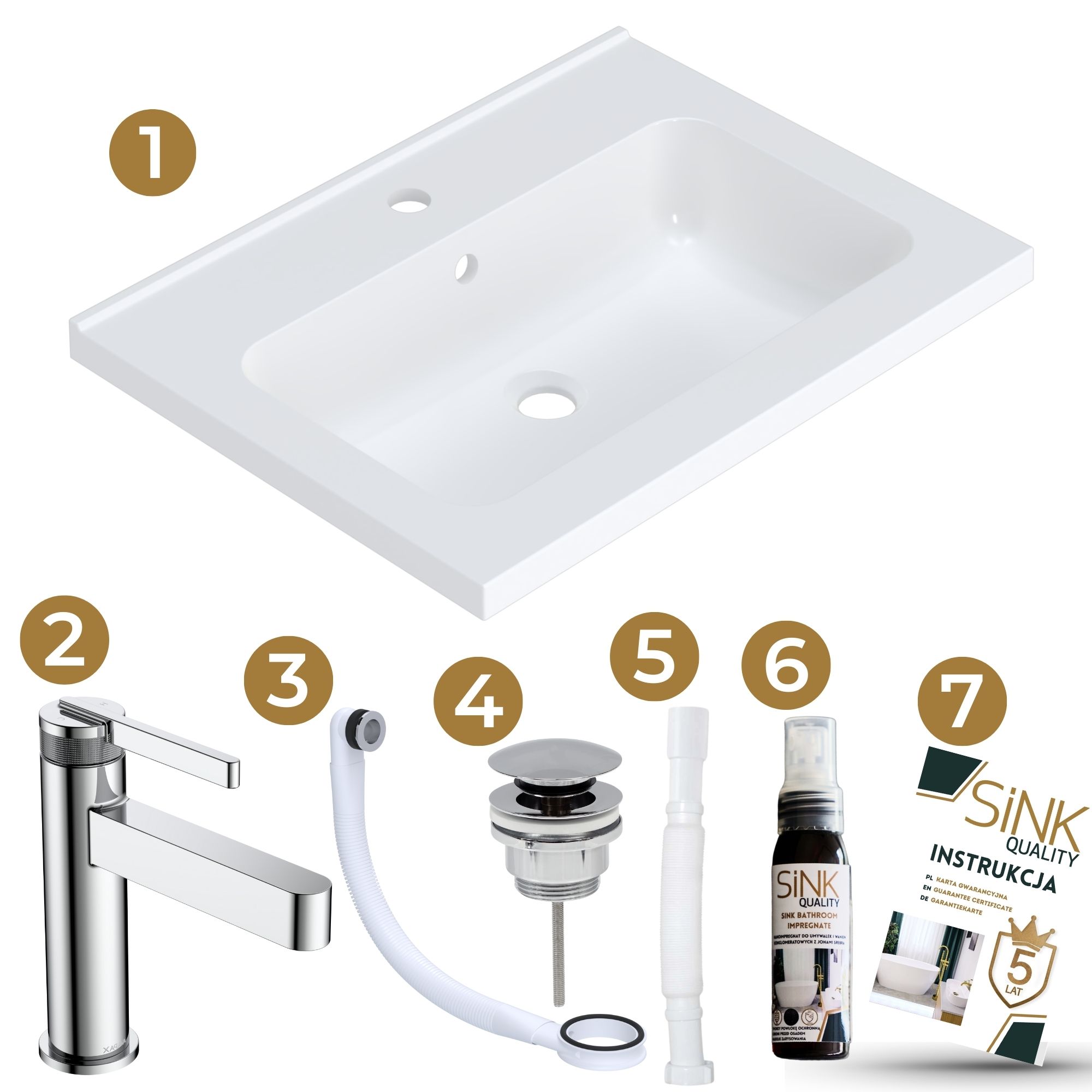 Zestaw: retro łazienka